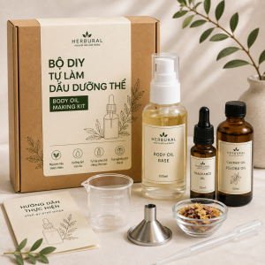 Bộ DIY Tự Làm Dầu Dưỡng Thể – Body Oil Making Kit