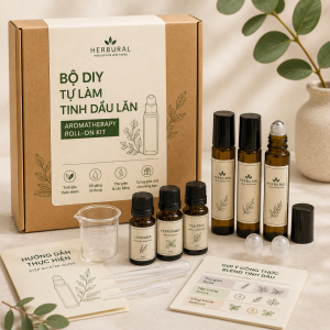 Bộ DIY Tự Làm Tinh Dầu Lăn Relax – Aromatherapy Roll-On Kit